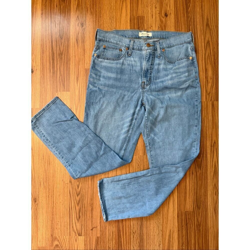 Madewell Womens The Mid-Rise Perfect Vintage Jeans Light Blue Denim Wash Size 29
